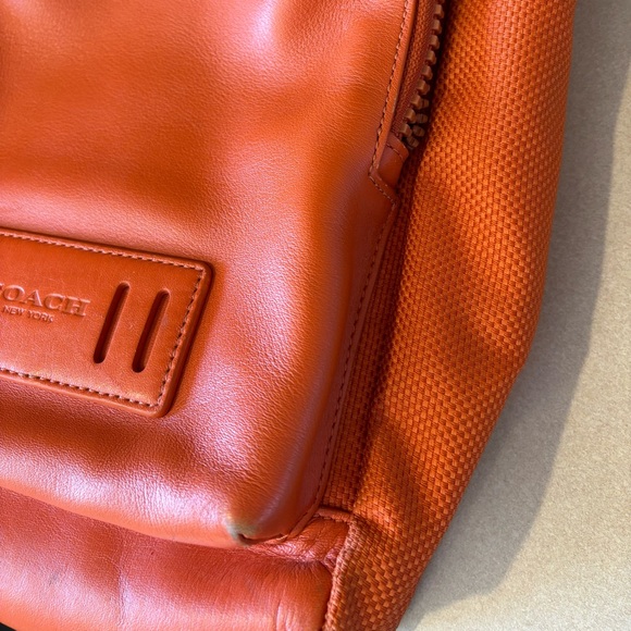 Coach One Strap Backpack - Spice Orange - Picture 4 of 7